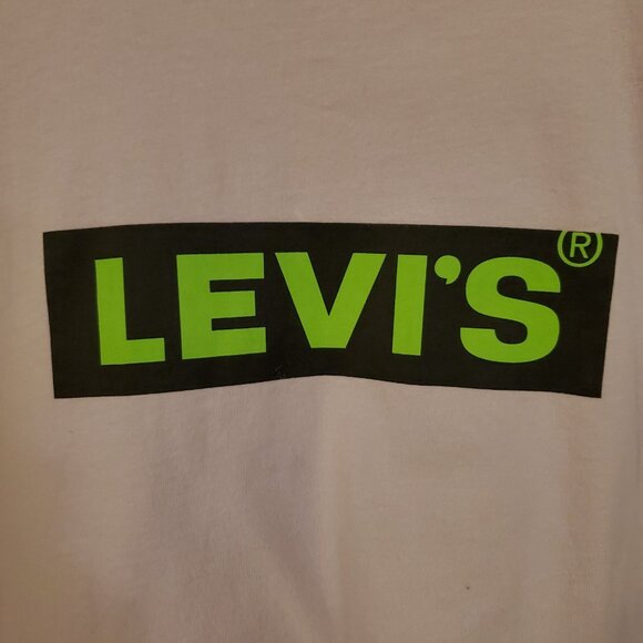Levi's Box Tab Logo Tee Men's XL Lilac Purple EUC - Picture 5 of 6